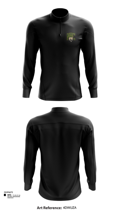Northern Adirondack Central Middle School Soccer 55495373 Quarter Zip Jacket - 135 (1)