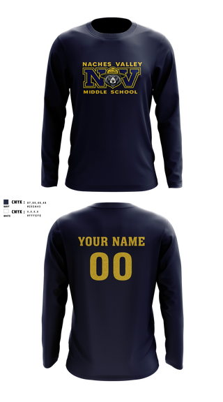 Long Sleeve Performance Shirt, Naches Valley Ranger Track & Field, Track & Field, Teamtime, Team time, sublimation, custom sports apparel, team uniforms, spirit wear, spiritwear, sports uniforms, custom shirts, team store, custom team store, fundraiser sports, apparel fundraiser