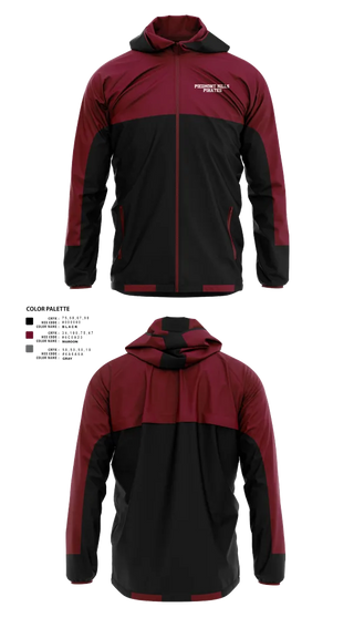Windbreaker, Piedmont Hills Pirates, Baseball, Teamtime, Team time, sublimation, custom sports apparel, team uniforms, spirit wear, spiritwear, sports uniforms, custom shirts, team store, custom team store, fundraiser sports, apparel fundraiser