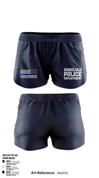 Ranger Panties, Honolulu Police Department, Police, Teamtime, Team time, sublimation, custom sports apparel, team uniforms, spirit wear, spiritwear, sports uniforms, custom shirts, team store, custom team store, fundraiser sports, apparel fundraiser