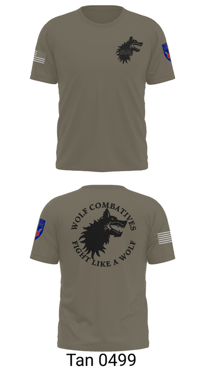 Wolf Combatives Short Sleeve Performance Shirt - 76