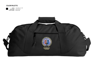 Duffle Bag, Karl & Hedwig Ackermann Memorial Institute for Joint Military Intelligence and Law Enforcement Education & Training at MARDET Fort Leonard Wood, , Teamtime, Team time, sublimation, custom sports apparel, team uniforms, spirit wear, spiritwear, sports uniforms, custom shirts, team store, custom team store, fundraiser sports, apparel fundraiser