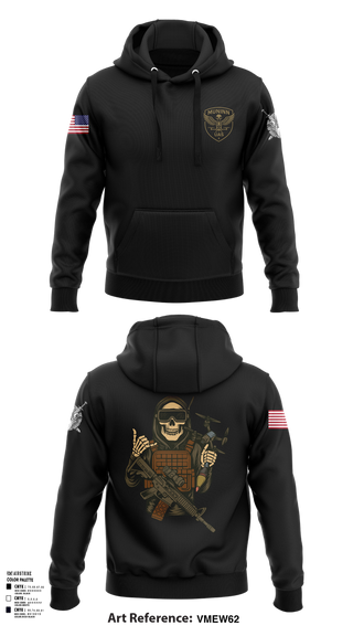 Hoodie, D Co. UAS Platoon, , Teamtime, Team time, sublimation, custom sports apparel, team uniforms, spirit wear, spiritwear, sports uniforms, custom shirts, team store, custom team store, fundraiser sports, apparel fundraiser