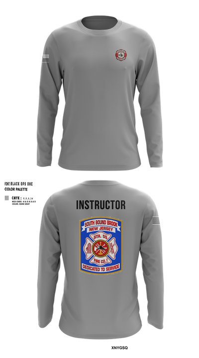 South bound brook training division 12410135 Long Sleeve Performance Shirt 100
