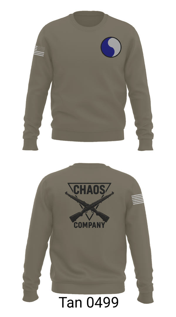 Crew Neck Sweatshirt, C-Co 1/116 29th IN BDE, , Teamtime, Team time, sublimation, custom sports apparel, team uniforms, spirit wear, spiritwear, sports uniforms, custom shirts, team store, custom team store, fundraiser sports, apparel fundraiser