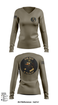 336 RCS D Flight 26202235 Women's Long Sleeve V-neck Shirt - 102