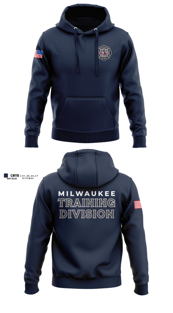 Hoodie, Milwaukee Fire Department Training Division, Fire Department, Teamtime, Team time, sublimation, custom sports apparel, team uniforms, spirit wear, spiritwear, sports uniforms, custom shirts, team store, custom team store, fundraiser sports, apparel fundraiser