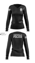Whiteville Police Department 3573610 Women's Long Sleeve V-neck Shirt - 21