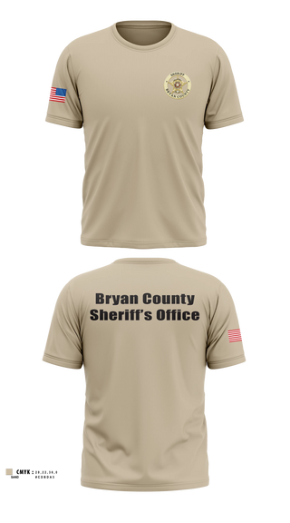 Old School Cotton Feel Shirt, Bryan County Sheriff’s Office, Police, Teamtime, Team time, sublimation, custom sports apparel, team uniforms, spirit wear, spiritwear, sports uniforms, custom shirts, team store, custom team store, fundraiser sports, apparel fundraiser