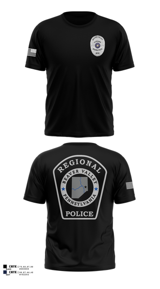 Old School Cotton Feel Shirt, Beaver Valley Regional Police Department, Police, Teamtime, Team time, sublimation, custom sports apparel, team uniforms, spirit wear, spiritwear, sports uniforms, custom shirts, team store, custom team store, fundraiser sports, apparel fundraiser