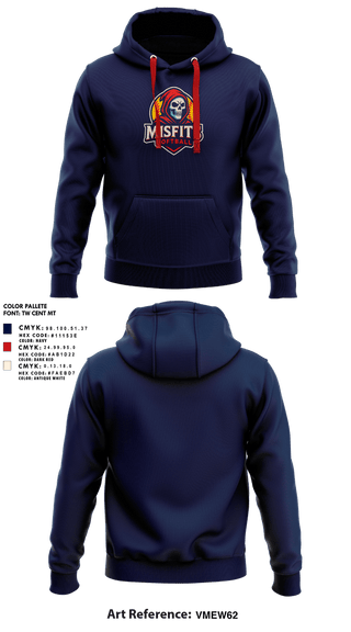 Hoodie, Misfits, Softball, Teamtime, Team time, sublimation, custom sports apparel, team uniforms, spirit wear, spiritwear, sports uniforms, custom shirts, team store, custom team store, fundraiser sports, apparel fundraiser