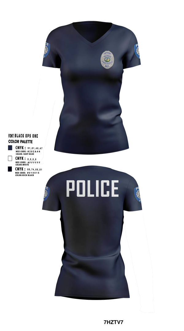 Patrol Women's Short Sleeve V-neck Shirt - 5
