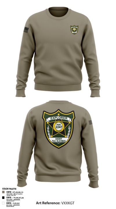 Explorer Post 2247 23554077 Crew Neck Sweatshirt - 1