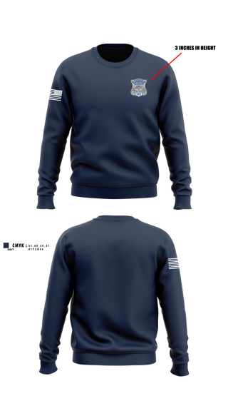 Crew Neck Sweatshirt, ILSSA Boston, , Teamtime, Team time, sublimation, custom sports apparel, team uniforms, spirit wear, spiritwear, sports uniforms, custom shirts, team store, custom team store, fundraiser sports, apparel fundraiser