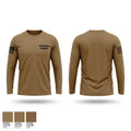 1st Medical Battalion 93929740 Long Sleeve Performance Shirt - 1