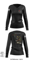 441st Engineer Company 97843489 Women's Long Sleeve V-neck Shirt - 110