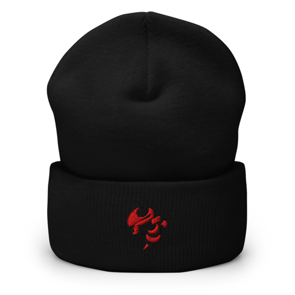 Crystal City High School Hornets Basketball Cuffed Beanie | Yupoong 1501KC