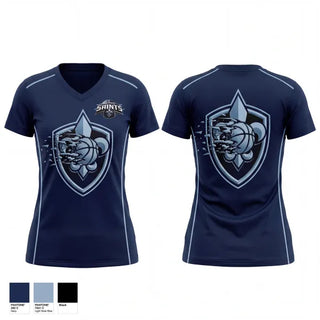 Womens Short Sleeve Vneck Shirt, Metro Stars, Baseball, Teamtime, Team time, sublimation, custom sports apparel, team uniforms, spirit wear, spiritwear, sports uniforms, custom shirts, team store, custom team store, fundraiser sports, apparel fundraiser