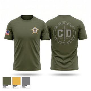 Short Sleeve Performance Shirt, Houston County AL CID, Police, Teamtime, Team time, sublimation, custom sports apparel, team uniforms, spirit wear, spiritwear, sports uniforms, custom shirts, team store, custom team store, fundraiser sports, apparel fundraiser