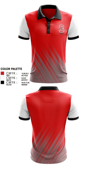 Short Sleeve Performance Polo, Saranac RedHawks (Saranac Wrestling Club), Wrestling, Teamtime, Team time, sublimation, custom sports apparel, team uniforms, spirit wear, spiritwear, sports uniforms, custom shirts, team store, custom team store, fundraiser sports, apparel fundraiser