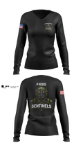 Fredericksburg Army Recruiting Women's Long Sleeve V-neck Shirt - 4