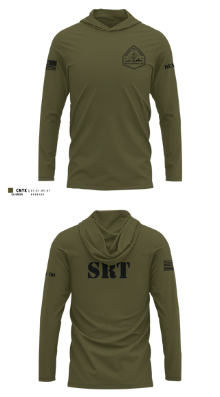 Long Sleeve Hooded Sun Shirt, Denver Special Response Team, Police, Teamtime, Team time, sublimation, custom sports apparel, team uniforms, spirit wear, spiritwear, sports uniforms, custom shirts, team store, custom team store, fundraiser sports, apparel fundraiser