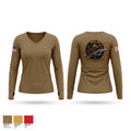 VFA-25 Women's Long Sleeve V-neck Shirt - 1