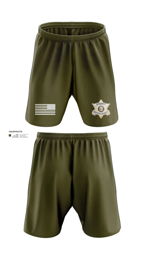 Athletic Shorts With Pockets, Pettis County Sherrifs Office, Police, Teamtime, Team time, sublimation, custom sports apparel, team uniforms, spirit wear, spiritwear, sports uniforms, custom shirts, team store, custom team store, fundraiser sports, apparel fundraiser