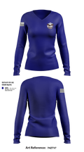Engine 287 Ladder 136 battalion 46 Elmhurst eagles 77625177 Women's Long Sleeve V-neck Shirt - 23
