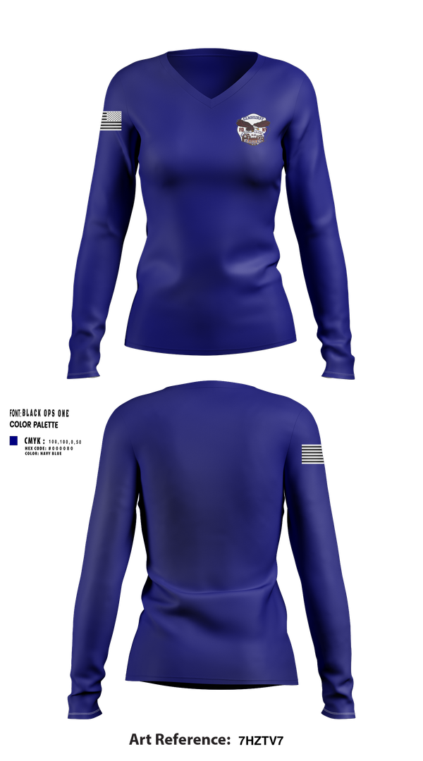 Womens Long Sleeve Vneck Shirt, Engine 287 Ladder 136 battalion 46 Elmhurst eagles, , Teamtime, Team time, sublimation, custom sports apparel, team uniforms, spirit wear, spiritwear, sports uniforms, custom shirts, team store, custom team store, fundraiser sports, apparel fundraiser