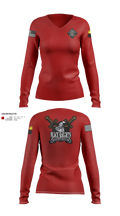 B Co 832nd OD BN 19793865 Women's Long Sleeve V-neck Shirt - 26