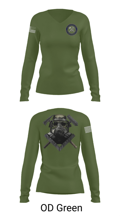 Repair 40995241 Women's Long Sleeve V-neck Shirt - 54