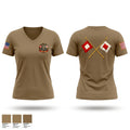 163 S6 Women's Short Sleeve V-neck Shirt - 1