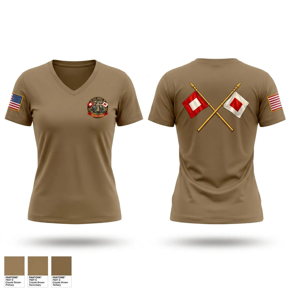 Womens Short Sleeve Vneck Shirt, 163 S6, Army, Teamtime, Team time, sublimation, custom sports apparel, team uniforms, spirit wear, spiritwear, sports uniforms, custom shirts, team store, custom team store, fundraiser sports, apparel fundraiser