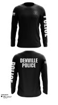 Denville Detective Bureau 66822741 Long Sleeve Performance Shirt - 1