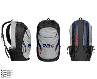 Gear Bag, Ohio Valley Region Volleyball, Women's Volleyball, Teamtime, Team time, sublimation, custom sports apparel, team uniforms, spirit wear, spiritwear, sports uniforms, custom shirts, team store, custom team store, fundraiser sports, apparel fundraiser