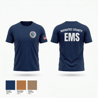 Short Sleeve Performance Shirt, Manatee County EMS, EMS/EMT, Teamtime, Team time, sublimation, custom sports apparel, team uniforms, spirit wear, spiritwear, sports uniforms, custom shirts, team store, custom team store, fundraiser sports, apparel fundraiser