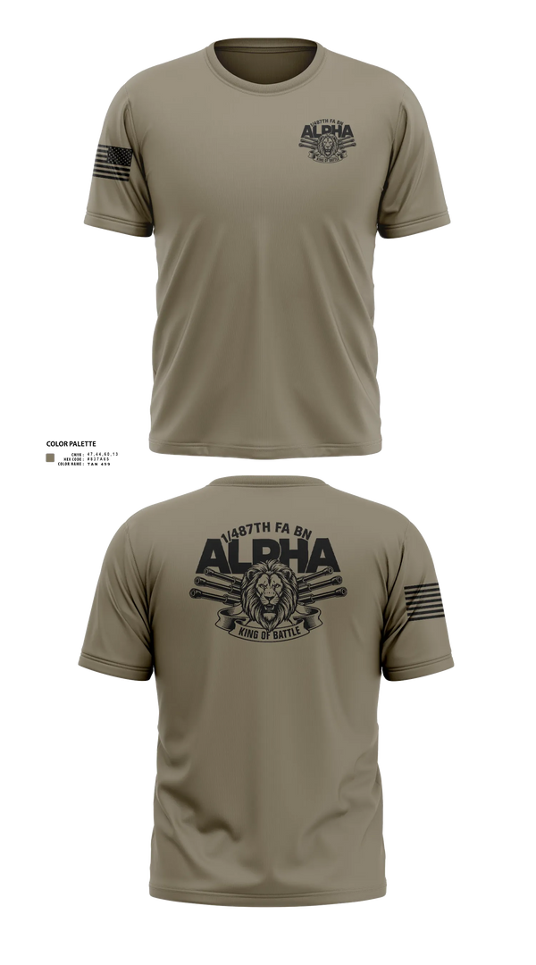Short Sleeve Performance Shirt, 1/487th FA BN, Army, Teamtime, Team time, sublimation, custom sports apparel, team uniforms, spirit wear, spiritwear, sports uniforms, custom shirts, team store, custom team store, fundraiser sports, apparel fundraiser