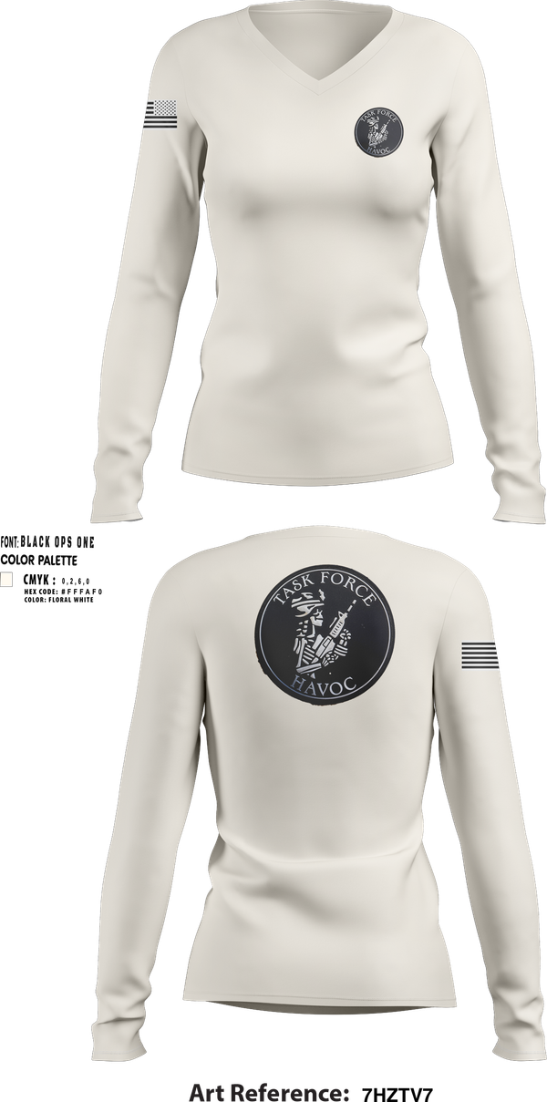 Womens Long Sleeve Vneck Shirt, , Army, Teamtime, Team time, sublimation, custom sports apparel, team uniforms, spirit wear, spiritwear, sports uniforms, custom shirts, team store, custom team store, fundraiser sports, apparel fundraiser