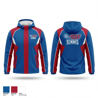 Windbreaker, South Glens Falls Senior High School Tennis, Tennis, Teamtime, Team time, sublimation, custom sports apparel, team uniforms, spirit wear, spiritwear, sports uniforms, custom shirts, team store, custom team store, fundraiser sports, apparel fundraiser