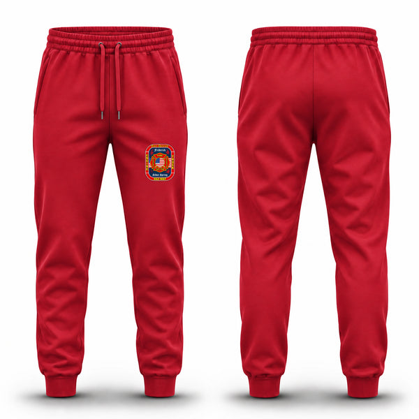 Sweatpants, Fort Detrick Forest Glen Federal Firefighters, Fire Department, Teamtime, Team time, sublimation, custom sports apparel, team uniforms, spirit wear, spiritwear, sports uniforms, custom shirts, team store, custom team store, fundraiser sports, apparel fundraiser