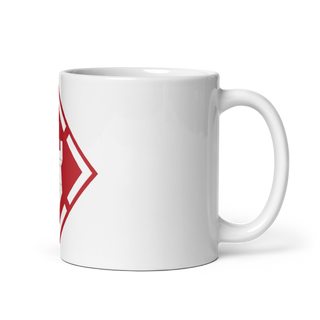 20th Engineer Brigade 13540716 White Glossy Mug - Medium