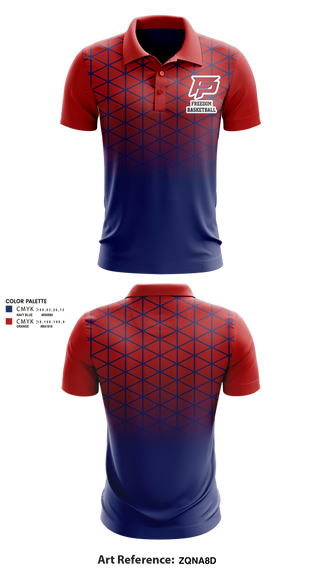 Short Sleeve Performance Polo, Freedom High School Basketball, Men's Basketball, Teamtime, Team time, sublimation, custom sports apparel, team uniforms, spirit wear, spiritwear, sports uniforms, custom shirts, team store, custom team store, fundraiser sports, apparel fundraiser