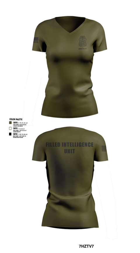 Womens Short Sleeve Vneck Shirt, Field Intelligence Unit, Police, Teamtime, Team time, sublimation, custom sports apparel, team uniforms, spirit wear, spiritwear, sports uniforms, custom shirts, team store, custom team store, fundraiser sports, apparel fundraiser