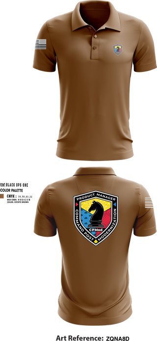 Short Sleeve Performance Polo, Command Post Modernization, , Teamtime, Team time, sublimation, custom sports apparel, team uniforms, spirit wear, spiritwear, sports uniforms, custom shirts, team store, custom team store, fundraiser sports, apparel fundraiser
