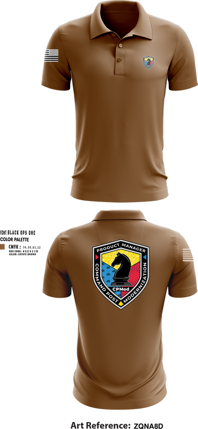 Command Post Modernization 61548186 Short Sleeve Performance Polo - 10