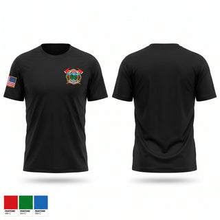 Short Sleeve Performance Shirt, Pittman center Volunteer fire department, Fire Department, Teamtime, Team time, sublimation, custom sports apparel, team uniforms, spirit wear, spiritwear, sports uniforms, custom shirts, team store, custom team store, fundraiser sports, apparel fundraiser