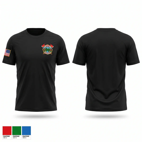 Short Sleeve Performance Shirt, Pittman center Volunteer fire department, Fire Department, Teamtime, Team time, sublimation, custom sports apparel, team uniforms, spirit wear, spiritwear, sports uniforms, custom shirts, team store, custom team store, fundraiser sports, apparel fundraiser