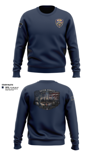 Crew Neck Sweatshirt, Suffolk county auxiliary police, Police, Teamtime, Team time, sublimation, custom sports apparel, team uniforms, spirit wear, spiritwear, sports uniforms, custom shirts, team store, custom team store, fundraiser sports, apparel fundraiser