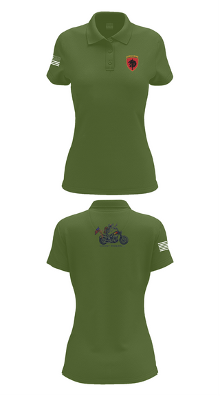 Womens Short Sleeve Performance Polo, 124th FRSD, , Teamtime, Team time, sublimation, custom sports apparel, team uniforms, spirit wear, spiritwear, sports uniforms, custom shirts, team store, custom team store, fundraiser sports, apparel fundraiser